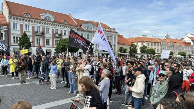 Акция в Вильнюсе