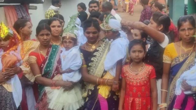 பெண்களுக்கு மூன்று முறை திருமணம் செய்யும் ஆந்திர கிராமம் - BBC News தமிழ்
