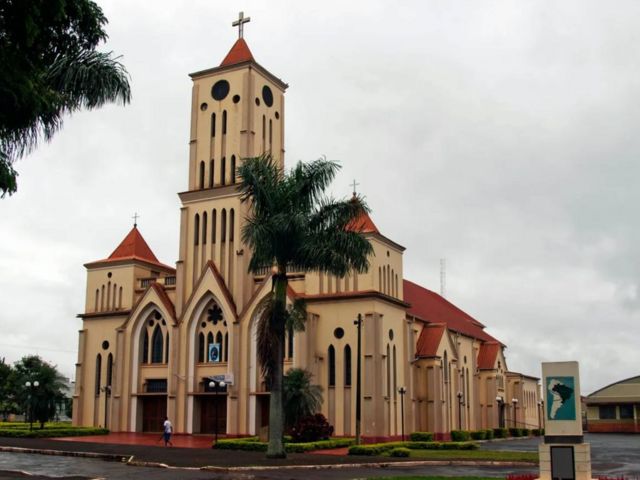 Igreja em Peabiru, no interior do Paraná