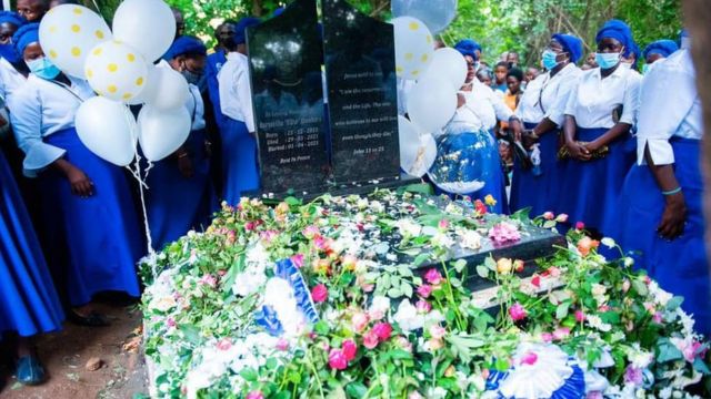 Burial service for Saint Israella Bushiri