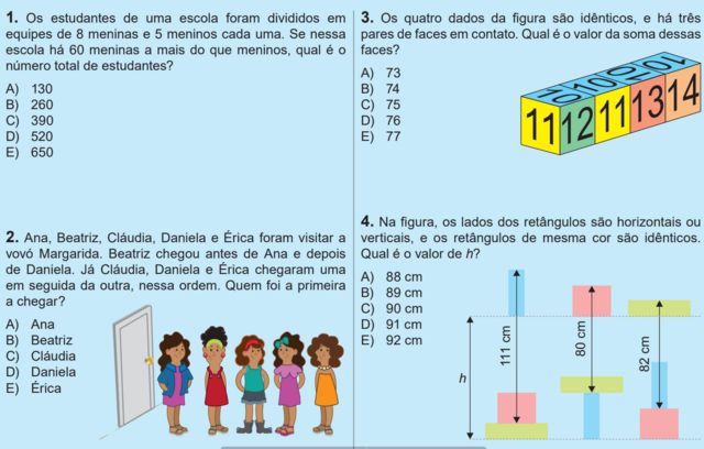 Jogos de matemática - Olimpíadas de Matemática - Azup