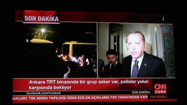 الرئيس أردوغان يلقي كلمة للشعب التركي ليلة المحاولة الإنقلابية