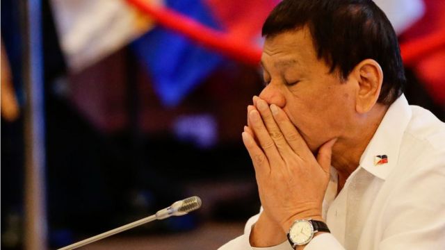 Presidente filipino Rodrigo Duterte