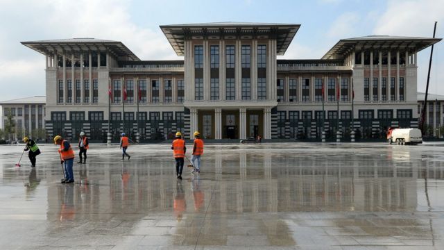 قصر أردوغان الرئاسي.