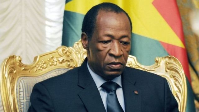 L'ancien président du Burkina Faso Blaise Compaoré