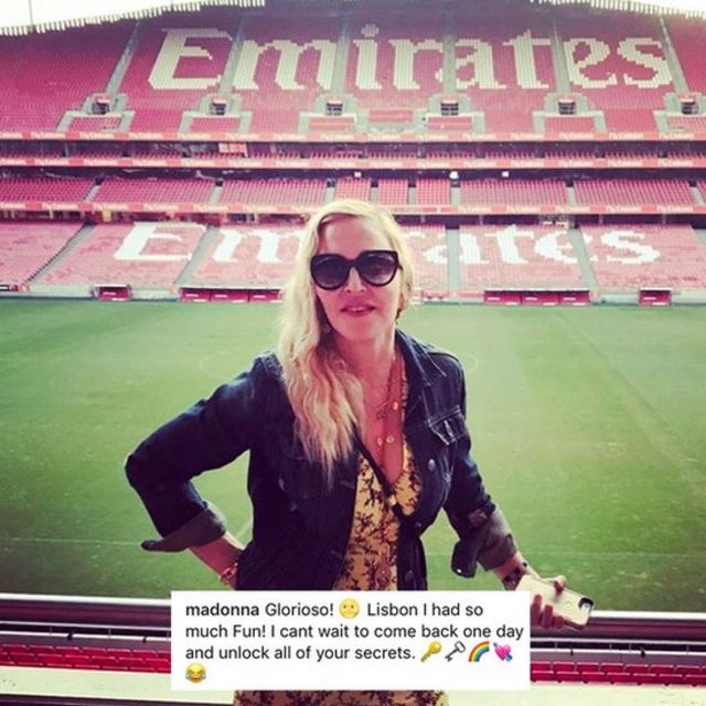 "Madonna n'est plus une touriste, elle est lisboète", assure le magazine hebdomadaire Visao.