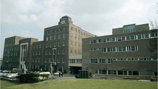 Former 'Queen Elizabeth Hospital' in Birmingham.  The hospital moved to another location in 2010.