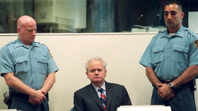 Milosevic, alias "Balkan butcher"in prison before the end of his trial in 2006