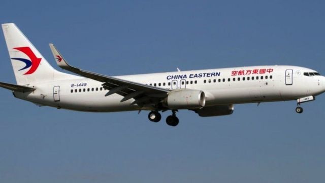 Um avião da China Eastern Airlines caiu nesta segunda-feira