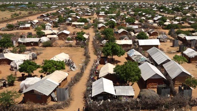Shelters at Dadaab camp