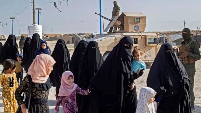 ISIS families in camps in Syria