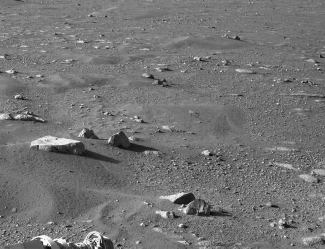 Mars surface captured by onboard Right Navigation Camera (Navcam), 1 March 2021