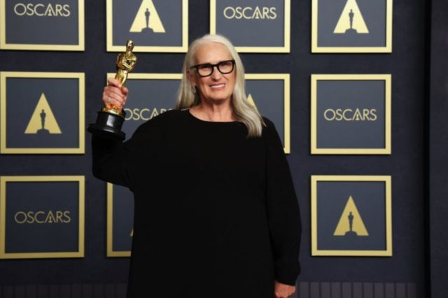 Jane Champion, com seu Oscar