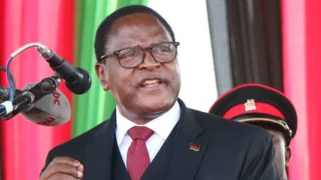Perezida Lazarus Chakwera wa Malawi