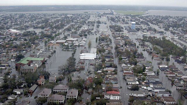 Nova Orleans após o furacão Katrina