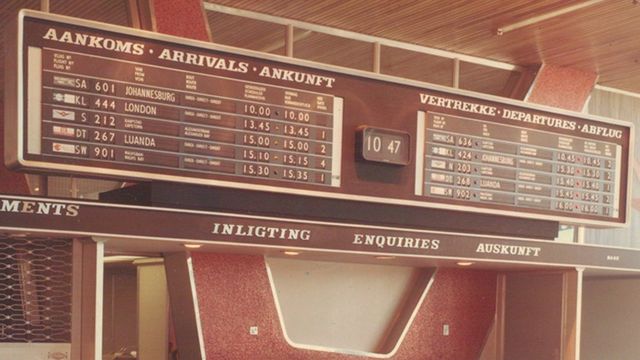 아날로그 보드, 나미비아 윈도호크 공항, 1965