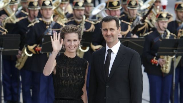 Bashar al-Assad and his wife Asma