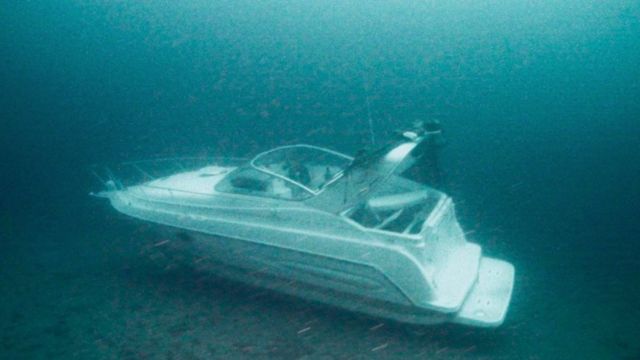Boat sunk in Michigan