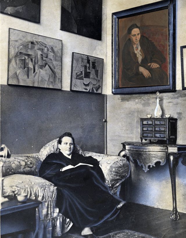 'Retrato de Gertrude Stein' pendurado na parede
