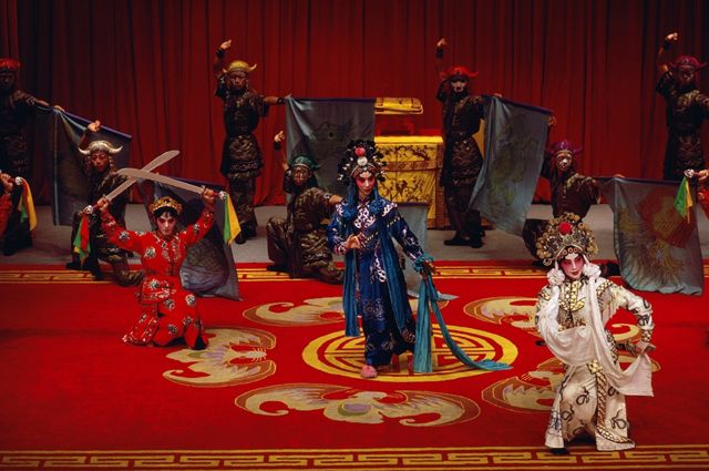 Una ópera tradicional china