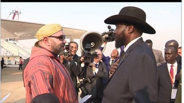 Mohammed VI a été accueilli à Juba par Salva Kiir, président du plus jeune pays du continent africain.