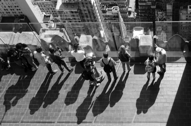 En el último piso del Rockefeller Center