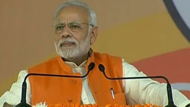 भारत के प्रधानमंत्री नरेन्द्र मोदी