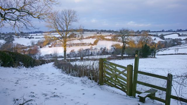 Ворота на поле в Глостершире