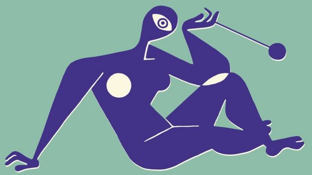 Drawing of woman