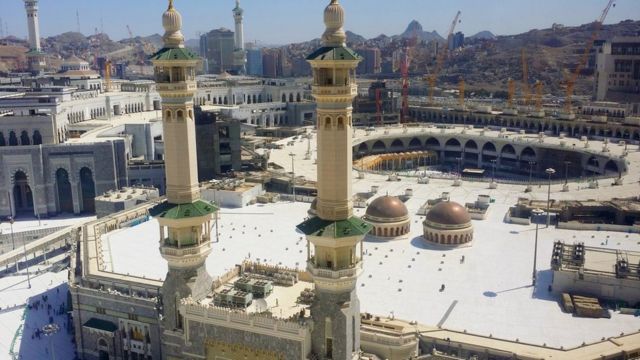 Vue panoramique de la Mecque