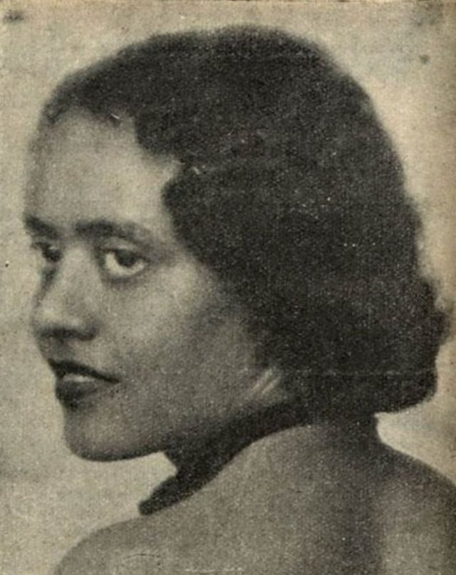 Almerinda em foto publicada no jornal Fon-Fon em 1942