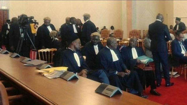 Cameroon lawyers for court room