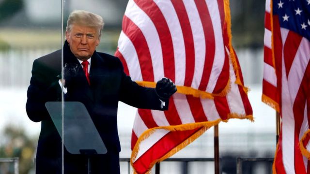 Asalto al Capitolio: Trump promete una "transición ordenada" aunque sigue sin reconocer el resultado - BBC News Mundo
