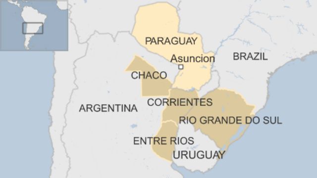 Paraguay Argentina Brazil And Uruguay Flooding Displaces 150 000 Bbc News