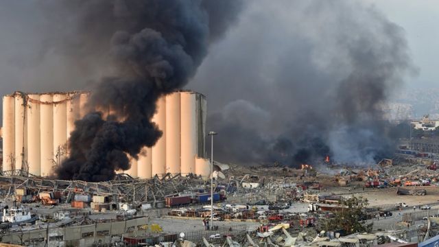 Explosão de fogo e água