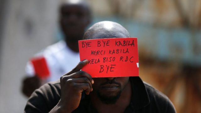 Uwuri mu myiyerekano yitwaje icapa ciyamiriza prezida Kabila