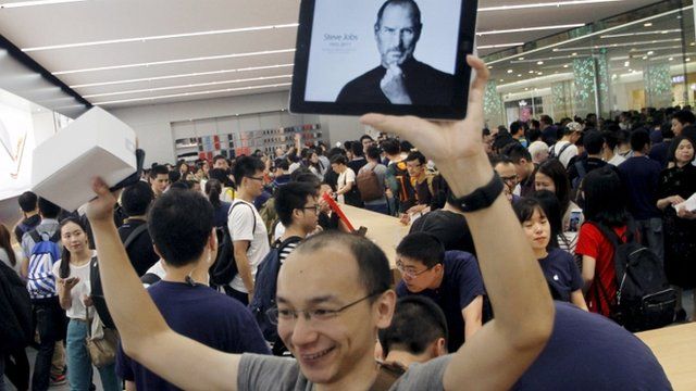 Opening of an Apple store in China