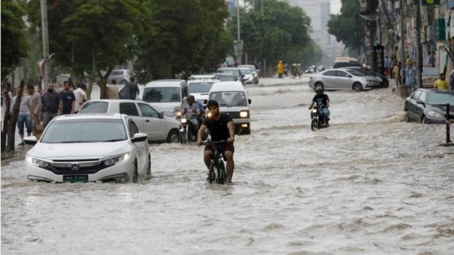 کراچی بارش