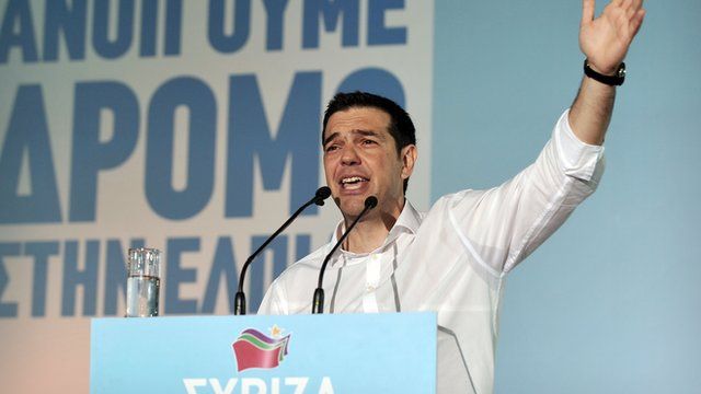 Alexis Tsipras, líder da Syriza
