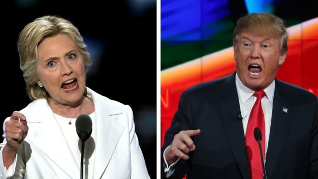 Hilary Clinton and Donald Trump