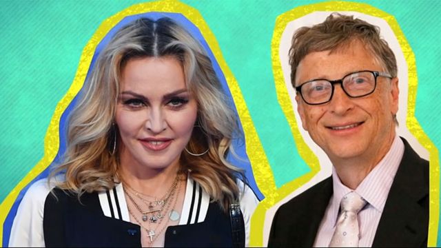 Bill Gates y Madonna