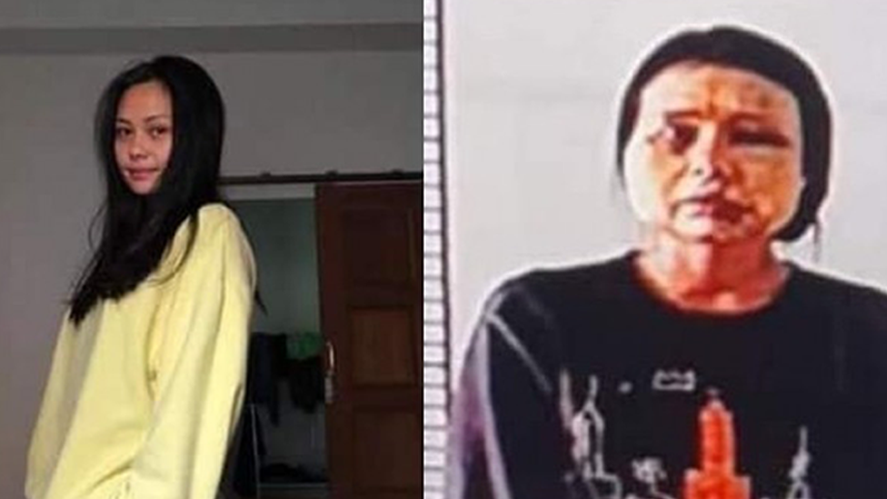 Жінка до та після арешту