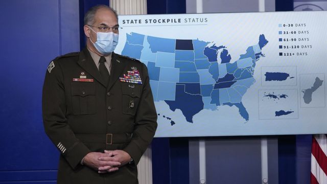 General Gustave Perna, Ã frente da Operation Warp Speed