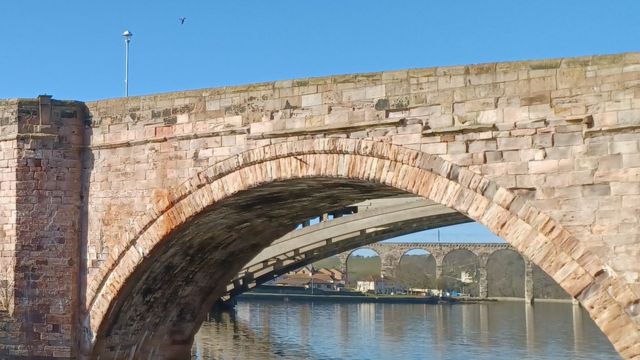 Northumberland County Council - Berwick bridge repairs using  state-of-the-art technology