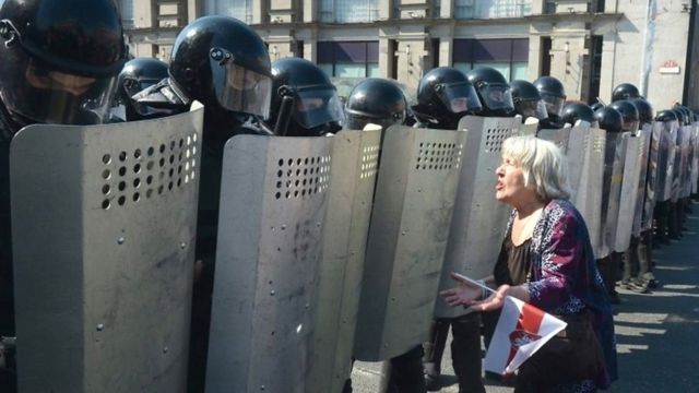 Demonstracje na Białorusi
