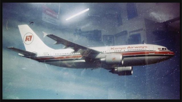 Indege ya Kenya Airways yo bwoko bwa Airbus