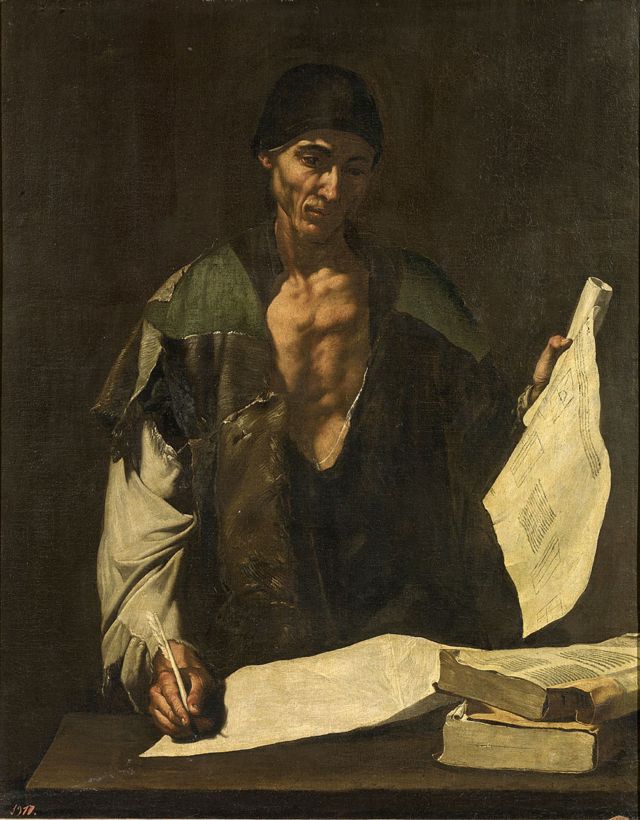 Pintura de Arquimedes, por José de Ribera (1591-1652)