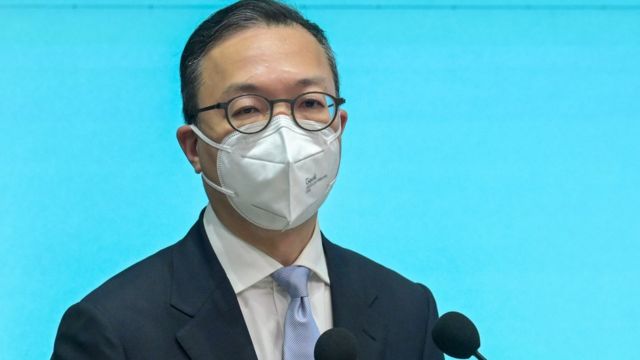 中國香港特區律政司司長林定國（中新社圖片19/6/2022）