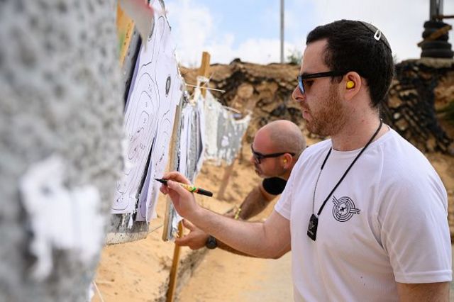 Campo de tiro em Israel