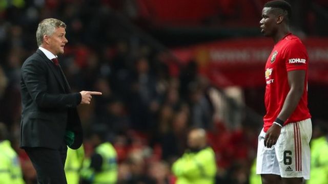 Ole Gunnar Solskjaer na Paul Pogba